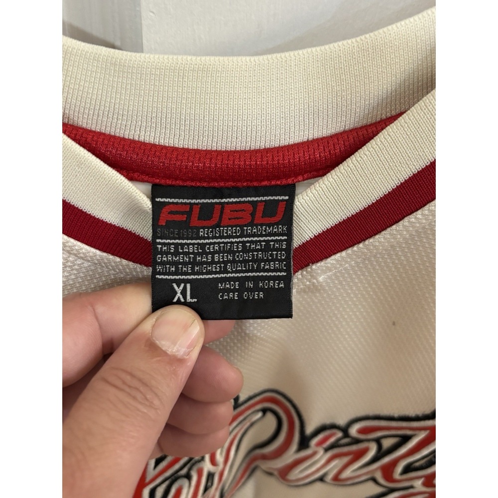 Vintage FUBU Jersey 1992 Size XL Dirty Dirty City Series - Picture 5 of 14